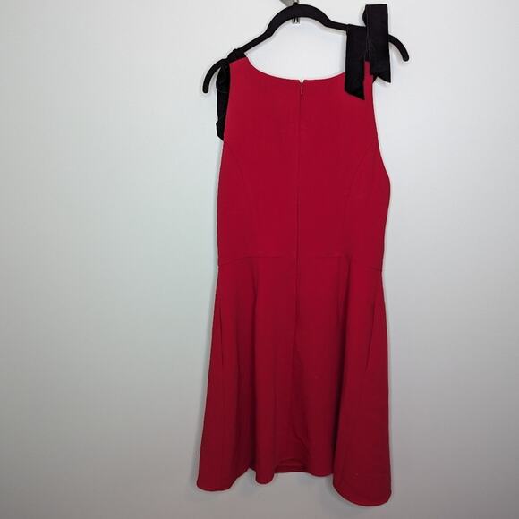 Gal Meets Glam Zara Red Fit & Flare Dress | Size 10 - Picture 5 of 6